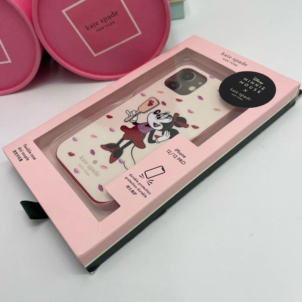 KS New York x Disney Minnie Mouse IPhone 12/2 Pro Mini Flexible Phone Case NWT